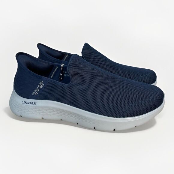 Skechers Mens Slip-ins Go Walk Flex Sz 10 WW 216491WW Navy Blue Walking Sneaker main image 5